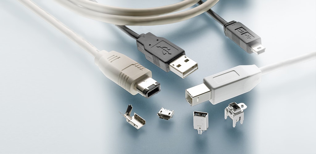 USB-Anschlüsse und Kabelsätze
